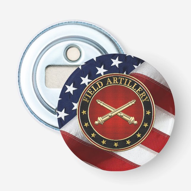 Field Artillery Branch Insignia Special Edition Bottle Opener (Front)
