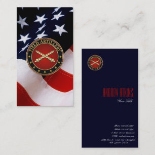 Field Artillery Branch Insignia Special Edition Business Card