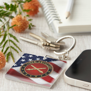 Field Artillery Branch Insignia Special Edition Key Ring