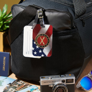 Field Artillery Branch Insignia Special Edition Luggage Tag