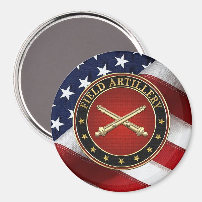 Field Artillery Branch Insignia Special Edition Magnet (Front/Back)