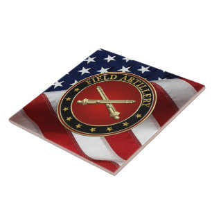 Field Artillery Branch Insignia Special Edition Tile