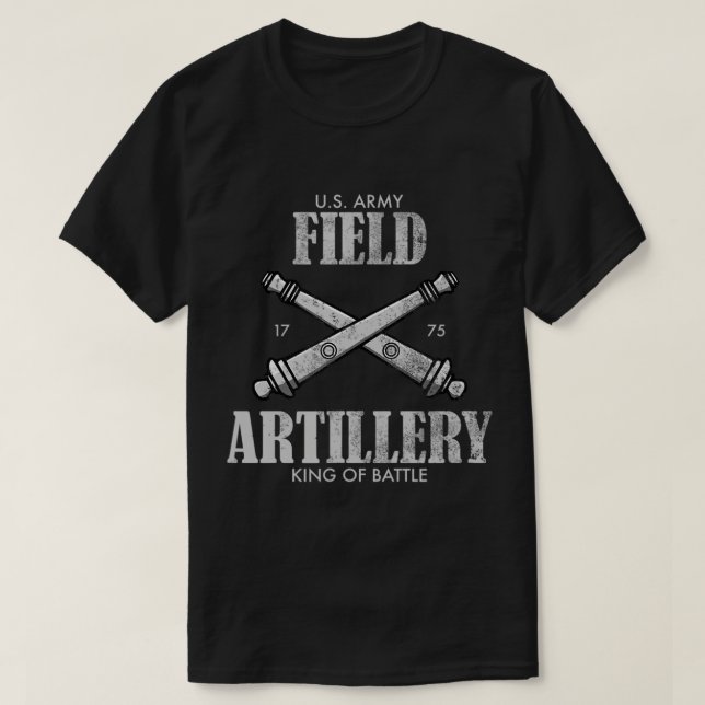 Field Artillery (distressed) T-Shirt (Design Front)
