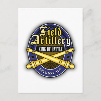 Field Artillery Patriot Ale Postcard