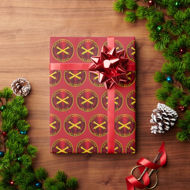 Field Artillery  Wrapping Paper (Holiday Gift)