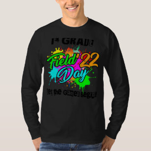 Field Day 2022 First Grade Let The Games Begin Tea T-Shirt