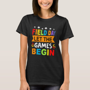 Field Day 2022 Let The Games Begin Kids Boys Girls T-Shirt