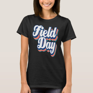 Field Day 2022 Retro Last Day Of School Student Te T-Shirt
