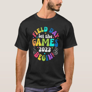 Field Day 2023 Let The Games Begin Kids Boys Girls T-Shirt