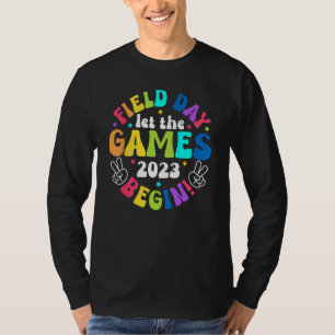 Field Day 2023 Let The Games Begin Kids Boys Girls T-Shirt