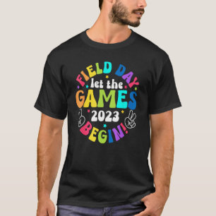 Field Day 2023 Let The Games Begin Kids Boys Girls T-Shirt