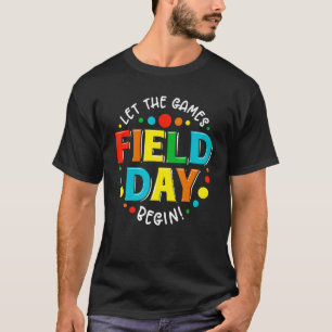 Field Day 2023 Let The Games Begin Kids Boys Girls T-Shirt