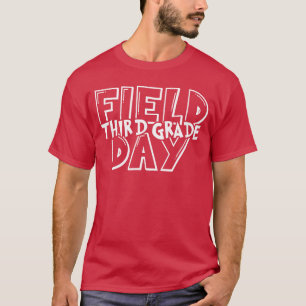 Field Day 2025 3rd Third Grade School Teacher Kids T-Shirt