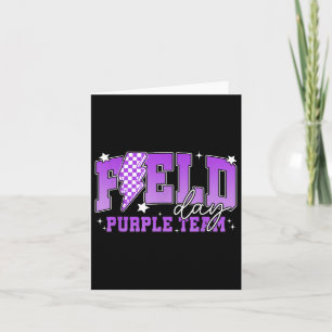 Field Day 2025 Purple Team Field Trip Colour Team  Card