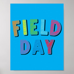 Field Day 2026 For Teacher Kids Fun Day Family Poster
