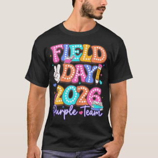Field Day 2026 Purple Team Colour Trip Game T-Shirt