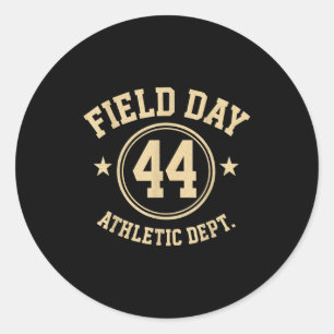 Field Day 44 Athletic Dept – Vintage School Srts D Classic Round Sticker