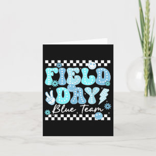 Field Day Blue Team Colour Field Trip Team Game Co Card