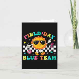Field-day Blue Team Colour Team Game Competition W Card