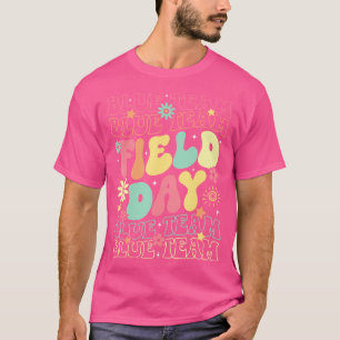 Field Day Blue Team Colour War Camp Team Game Comp T-Shirt
