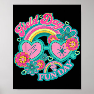 Field Day Fun Day For Teachers & Kids Field Da Poster