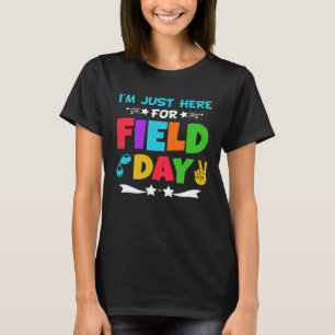 Field Day Fun Day School Rainbow Color Splash Kids T-Shirt