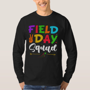 Field Day Fun Day School Rainbow Color Splash Kids T-Shirt