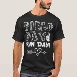 Field Day Fun Day School Rainbow Color Splash Kids T-Shirt