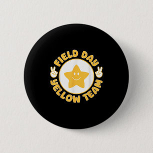 Field Day Fun Day Yellow Team Fun Team Game Compet 6 Cm Round Badge