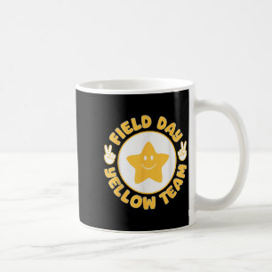 Field Day Fun Day Yellow Team Fun Team Game Compet Coffee Mug