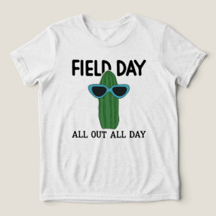 Field Day Funny Quote End of School Year Tri-Blend Shirt