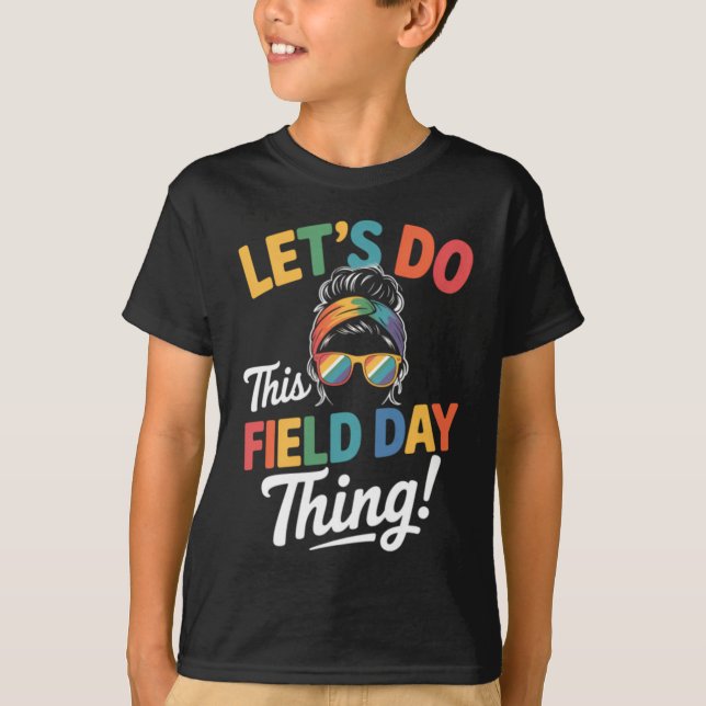 Field Day Funny School Cute T-Shirt (Front)