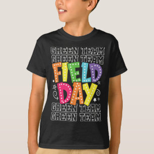 Field Day Green Team Colour War Camp Team Game Com T-Shirt