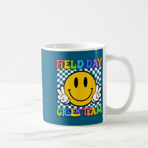 Field day green team funny for teacher kids field coffee mug