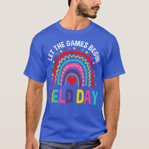 Field Day Let The Games Begin Colours Rainbow Girl T-Shirt