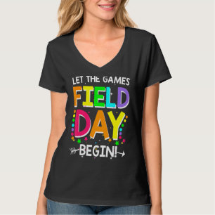 Field Day Let The Games Begin Kids Boys Girls Teac T-Shirt