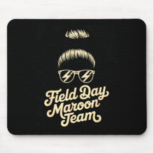 Field Day Maroon Team Football Tournament Teacher Mouse Pad