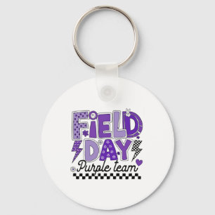 Field Day Purple Team Colour Field Trip Team Game  Key Ring