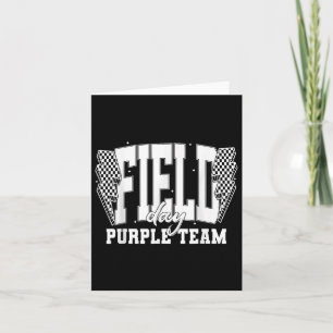Field Day Purple Team Colour War Camp Team Game Co Card
