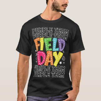Field Day Purple Team Colour War Camp Team Game Co T-Shirt