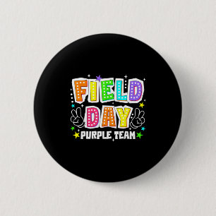 Field day purple team retro competition peace men 6 cm round badge