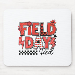 Field Day Red Team Colour Field Trip Team Game Com Mouse Pad
