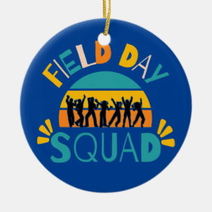 Field Day Squad Teacher Student Last Day Of Ceramic Tree Decoration