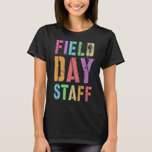 Field Day Staff Teacher I'm Just Here For Summer V T-Shirt