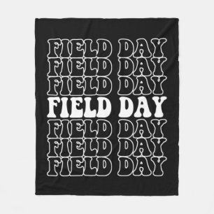 Field Day Teacher Student Cool Last Day Of School Fleece Blanket