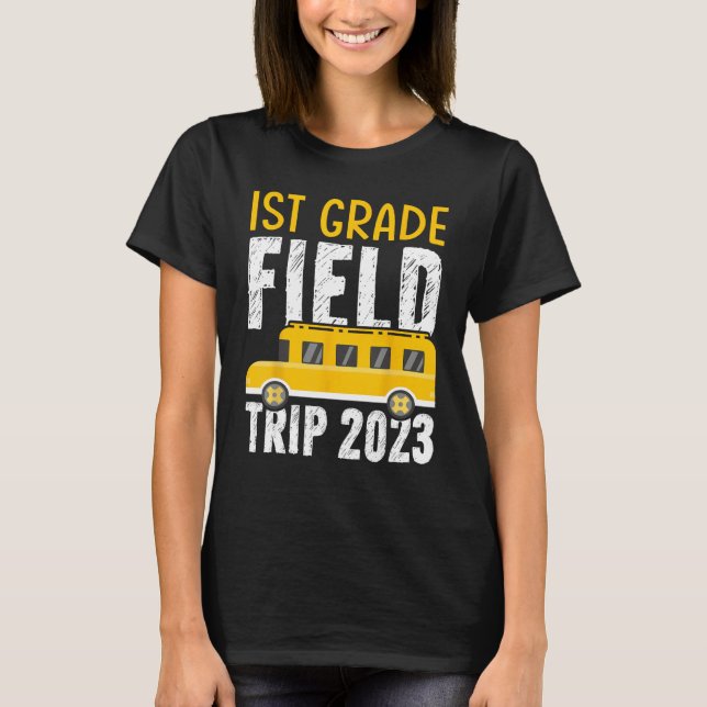 Field Day Trip 2023 Matching First Grade Students  T-Shirt (Front)