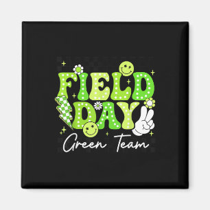 Field Day Trip Green Team Colour Game Competition Magnet