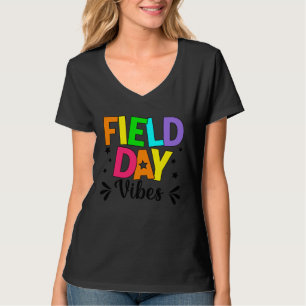 Field Day Vibes Teacher Boys Girls Kids Field Day T-Shirt