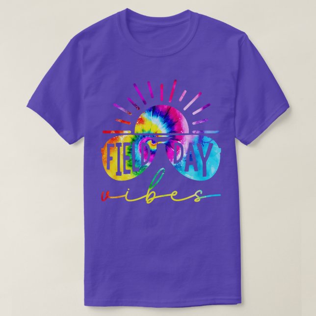 Field Day Vibes Tie Dye 2 T-Shirt (Design Front)