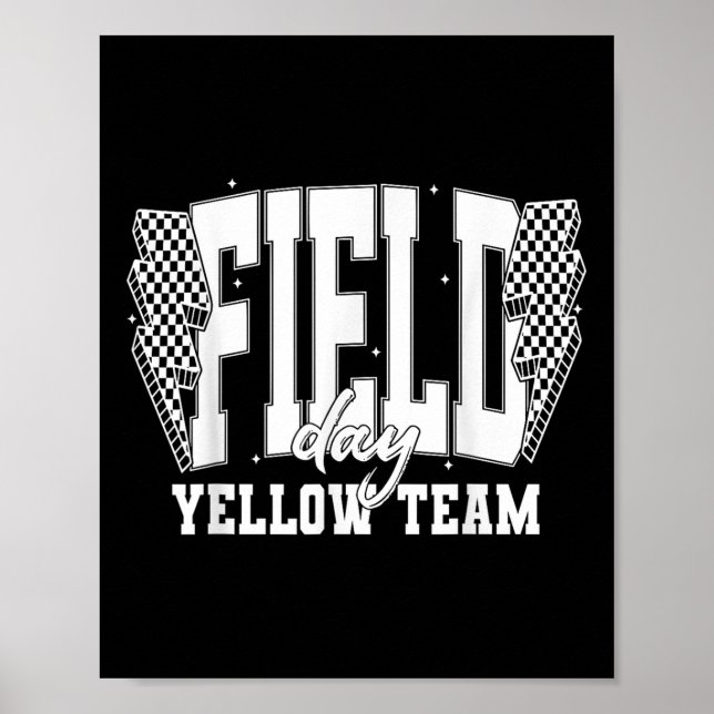 Field Day Yellow Team Colour War Camp Team Game Co Poster (Front)